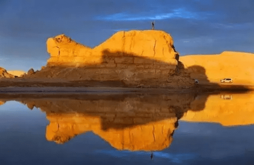 世界獨一無二奇觀-水上雅丹