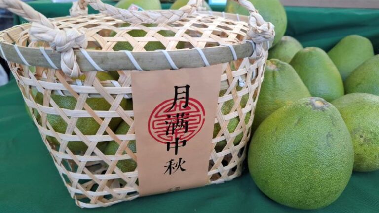 花好柚圓迎中秋 臺北花博農民市集登場
