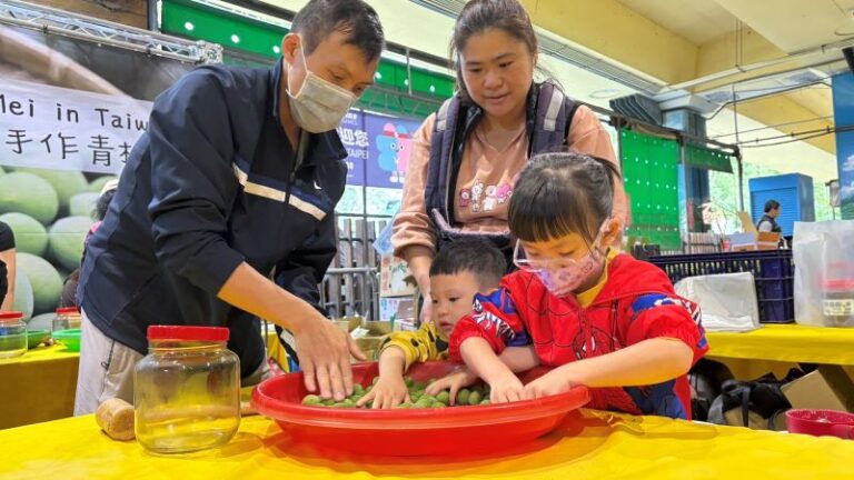 2026南投梅子節「春分一簍梅」 信義鄉農會建國花市推青梅產業